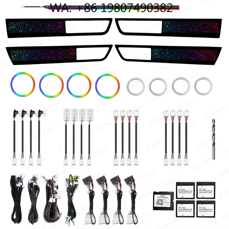 Car Accessories Kit - Kit Luci Atmosfera RGB Symphony per