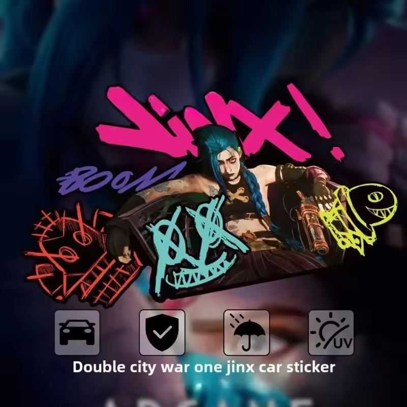 Car Accessories On Amazon - Adesivo Riflettente per Auto Arcane Jinx