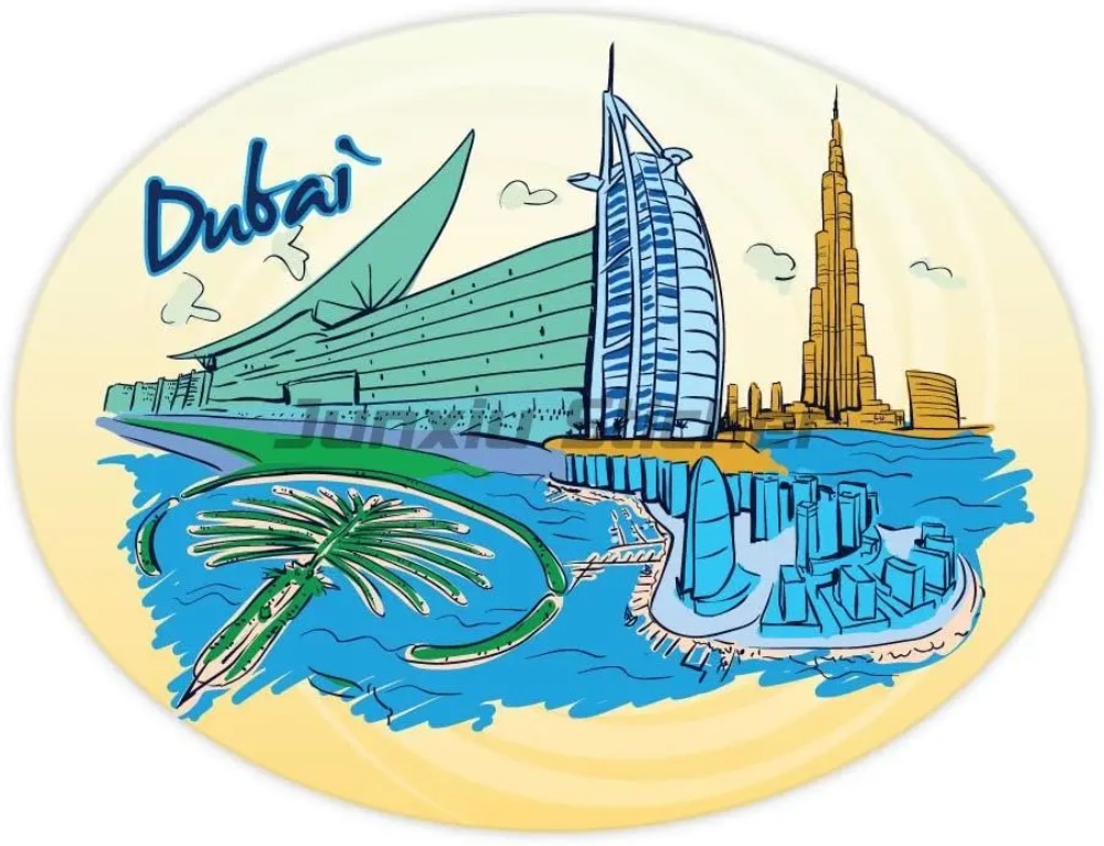 Car Accessories Dubai - Adesivo Decorativo in PVC con Bandiera