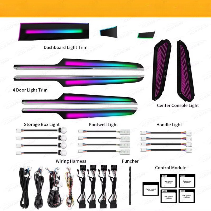 Kit Luci Atmosfera Dinamica RG - Car Accessories Kit recensione e prezzo